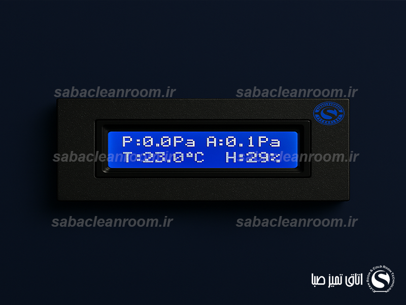 گیج کنترل دما و رطوبت اتاق تمیز